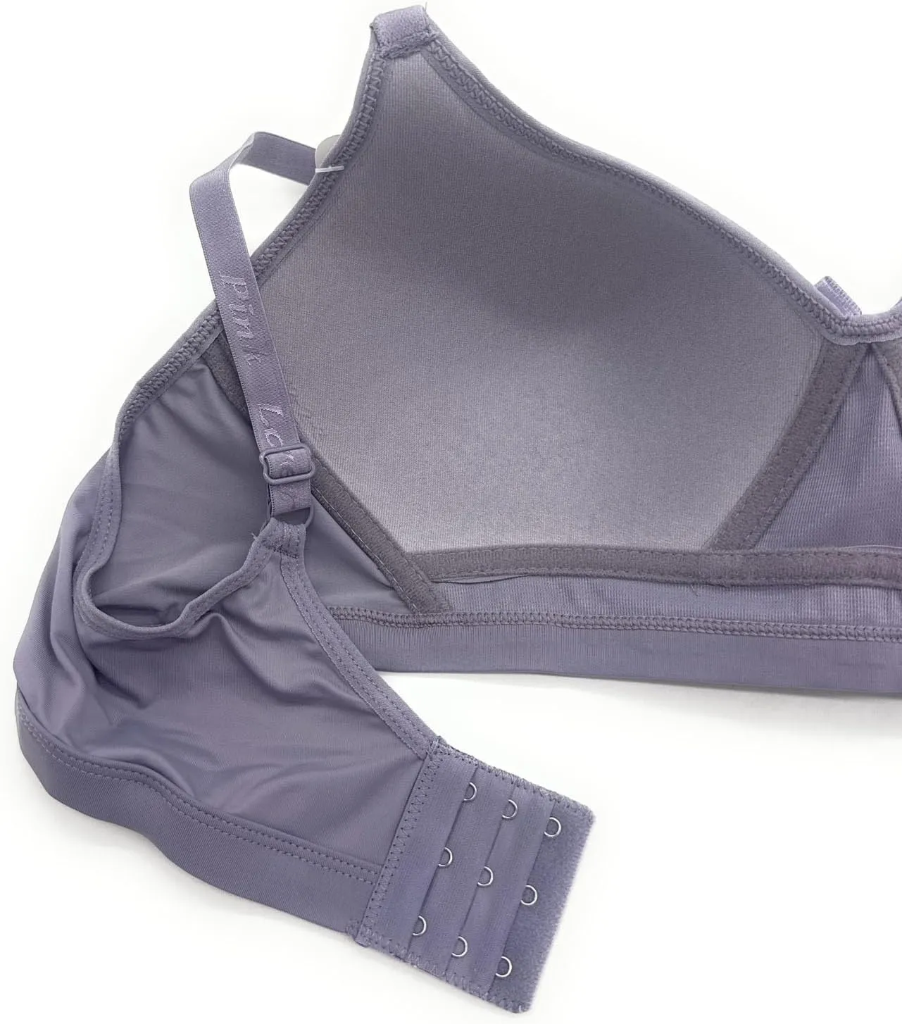6 Pieces No Wire Full Cup Plain/Lace Light Padded Wire Free Bra A/B/C/D/DD