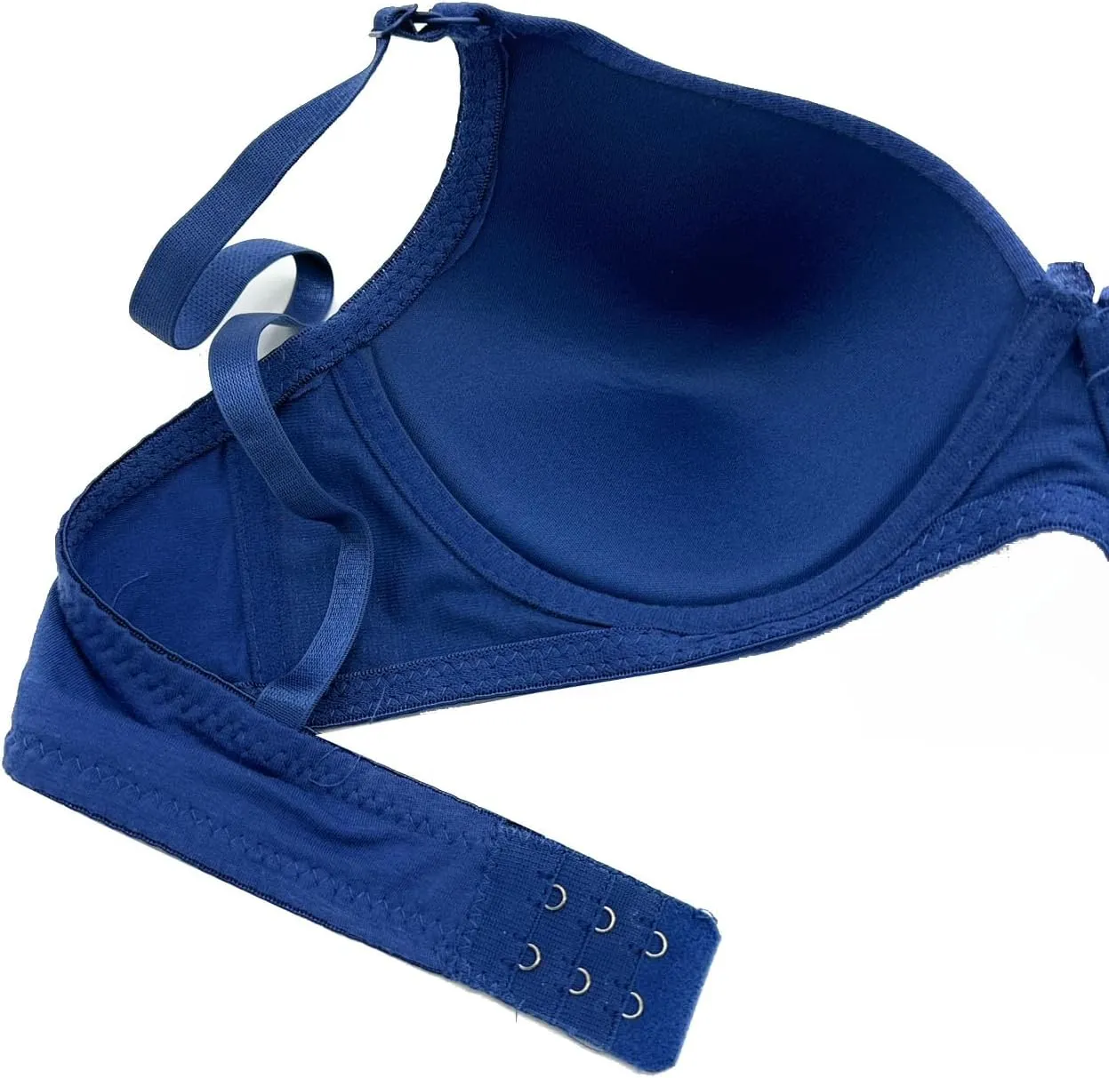 6 Pieces No Wire Full Cup Plain/Lace Light Padded Wire Free Bra A/B/C/D/DD