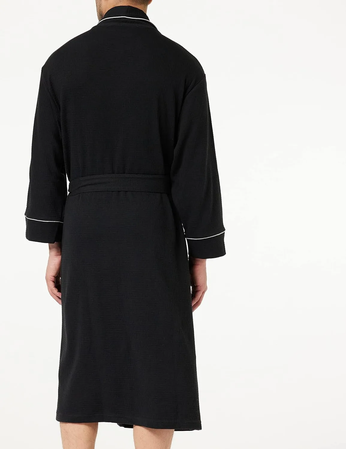 Amazon Essentials Men's Lightweight Waffle Robe (Available in Big & Tall)