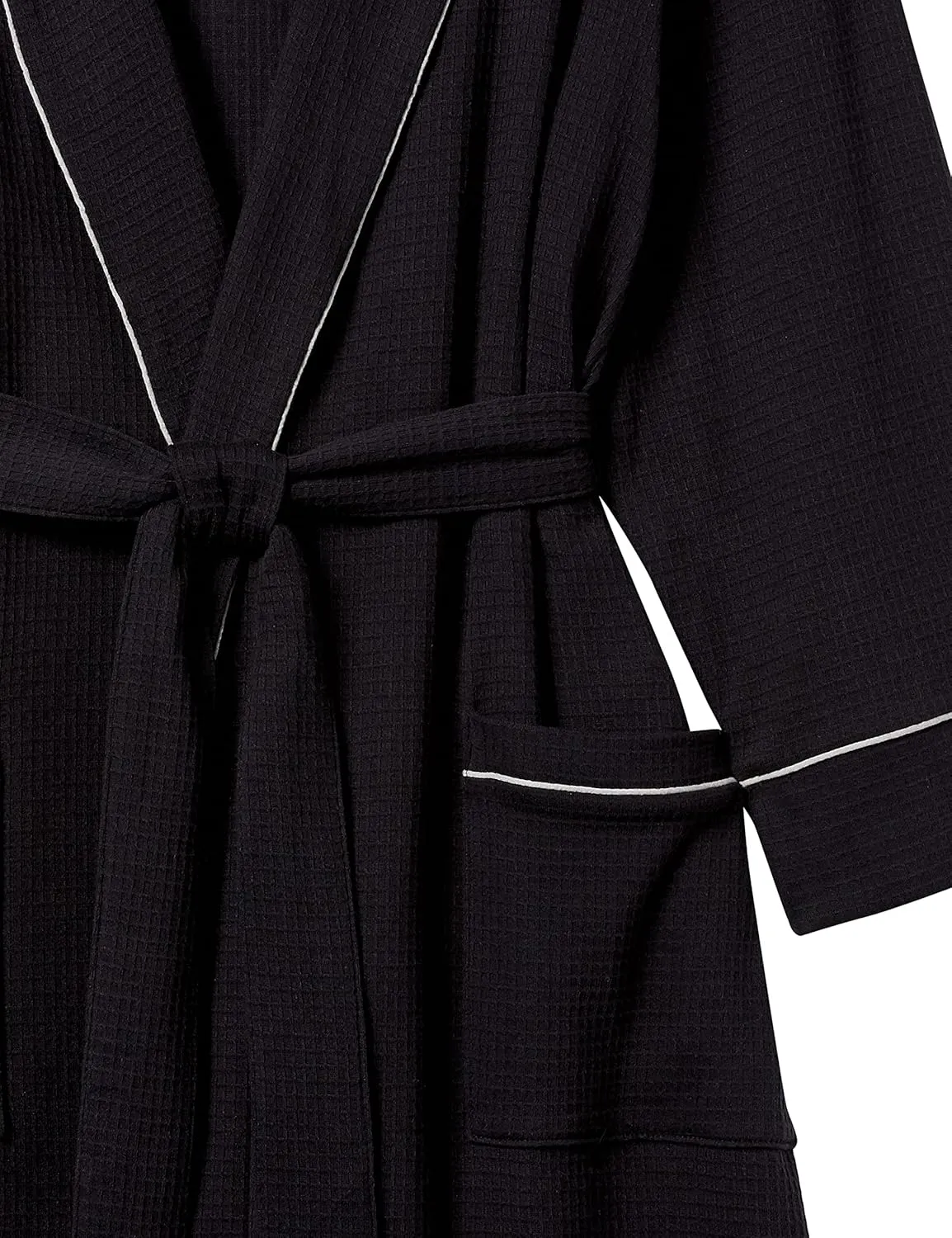 Amazon Essentials Men's Lightweight Waffle Robe (Available in Big & Tall)
