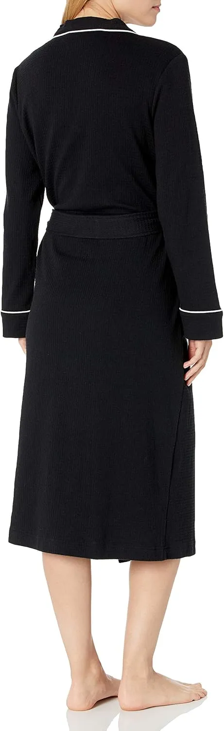 Amazon Essentials Women's Lightweight Waffle Full-Length Robe (Available in Plus Size)