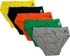 Beverly Hills Polo Club Men's 5 Pack Low Rise Brief