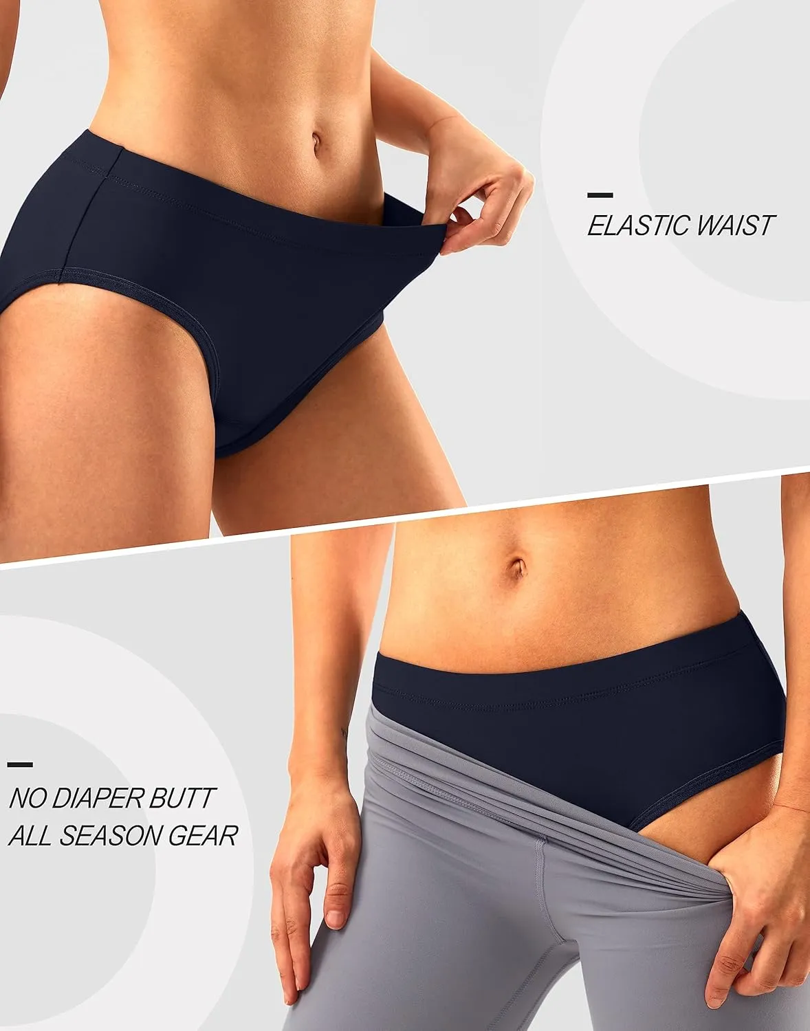 Bikewa Women's 4D Padded Bike Underwear Cycling Bicycle Shorts Biking Riding Briefs Biker Cycle Undershorts for Women