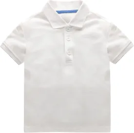 Boys Infant and Toddler Organi Cotton Short Sleeve Crew Neck T-Shirts Toddler Layering Tee Tops Cotton Tees
