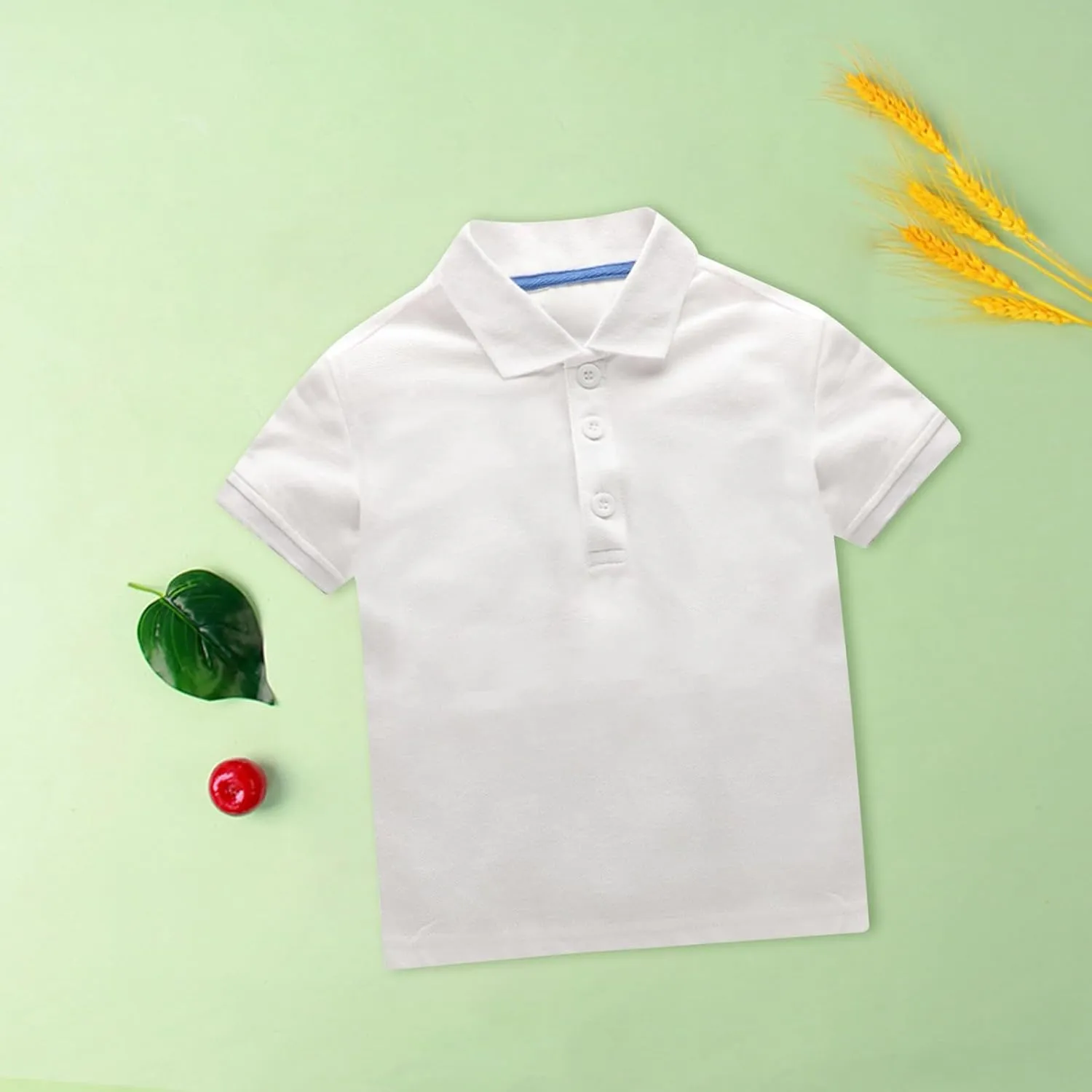 Boys Infant and Toddler Organi Cotton Short Sleeve Crew Neck T-Shirts Toddler Layering Tee Tops Cotton Tees