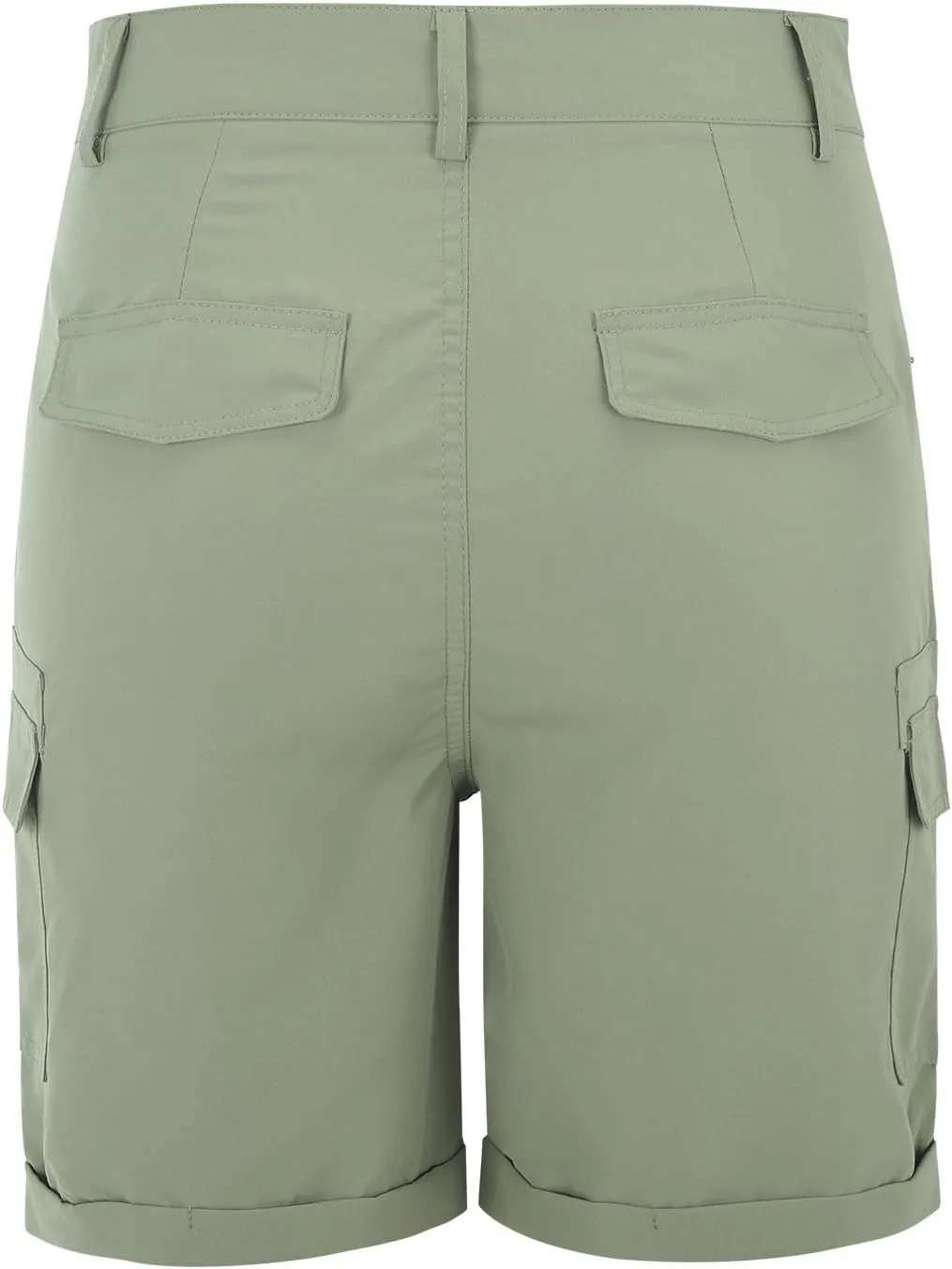 Cargo Shorts Women Bermuda Shorts High Waist Outdoor Hiking Shorts with Pockets Summer Athletic Golf Womens Shorts 7 Inch