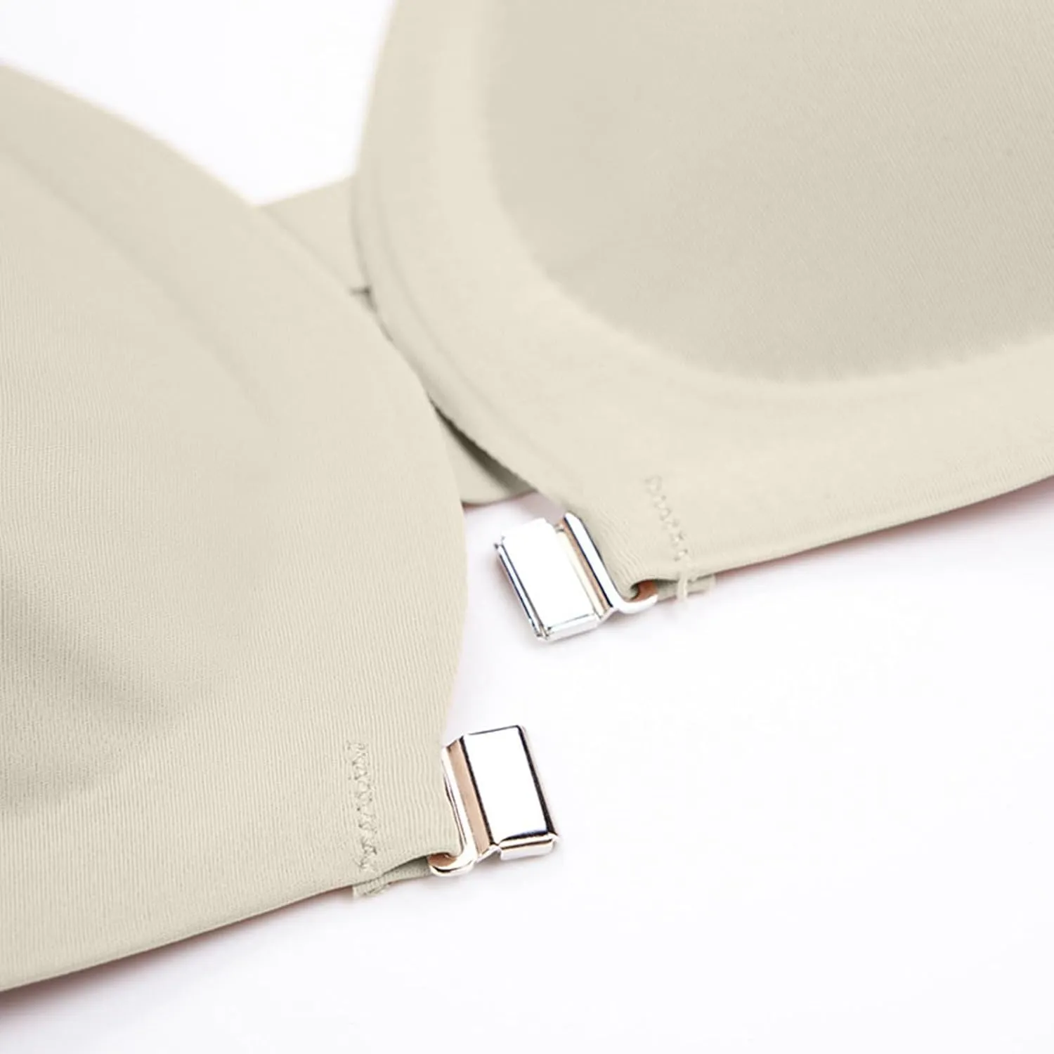 Daisy Bras for Women Comfort Front Close Sport Bra No Underwire Comfort Senior Bra Full Figure Seamless Bralette