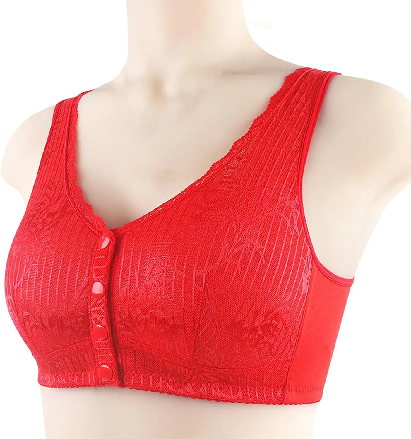 Daisy Bras for Women High Support Everyday Bra Comfortable Convenient Cotton Bras for Older Women Sports Bralette