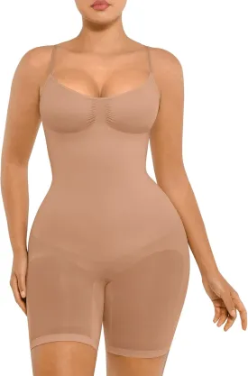 FeelinGirl Shapewear Bodysuit Tummy Control Seamless Sculpting Butt Lifter Body Shaper for Women