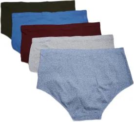 Hanes Men's 5-Pack Big Mid-Rise Comfortsoft Briefs