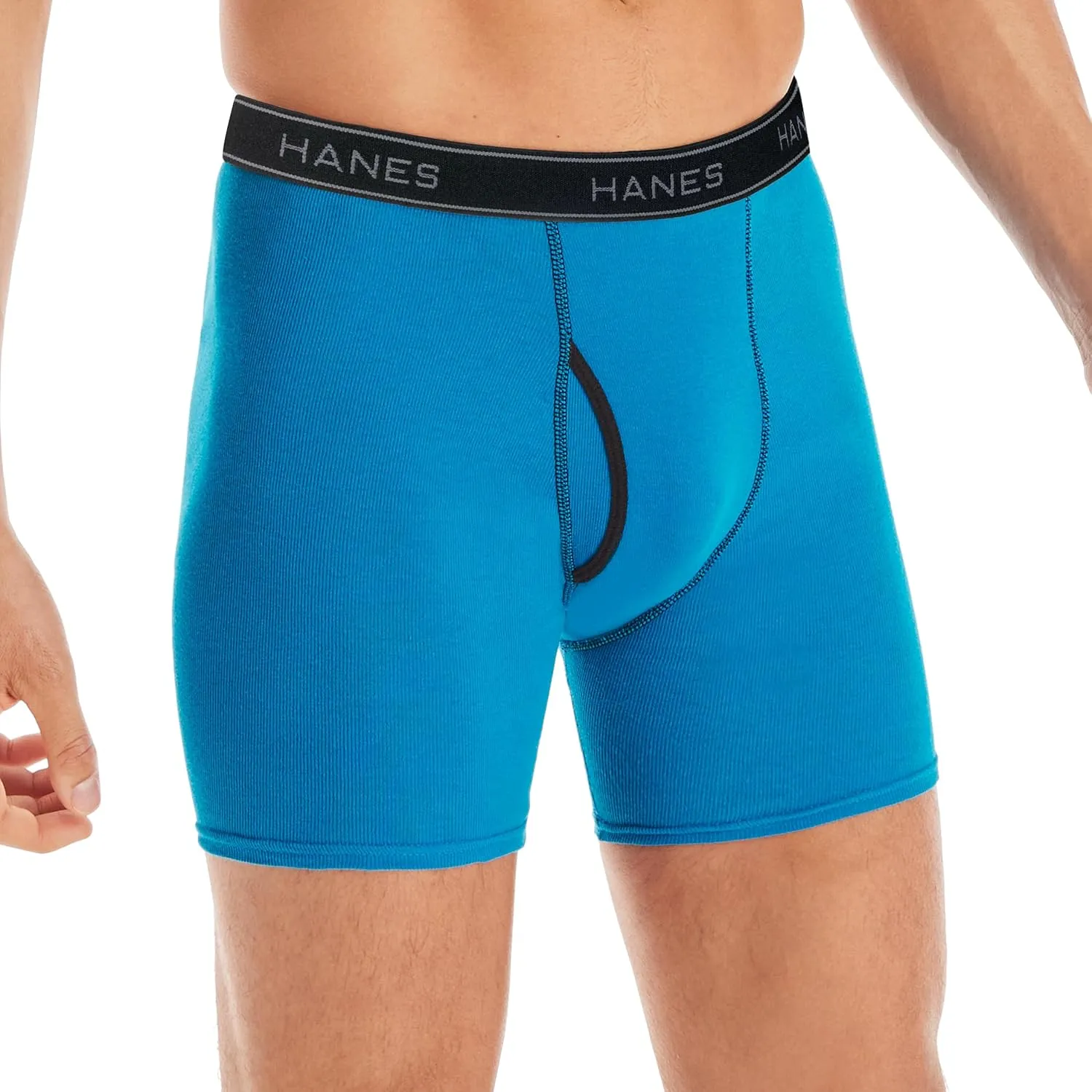 Hanes Men's Boxer Briefs, Cool Dri Moisture-Wicking Underwear, Cotton No-Ride-up for Men, Multi-Packs