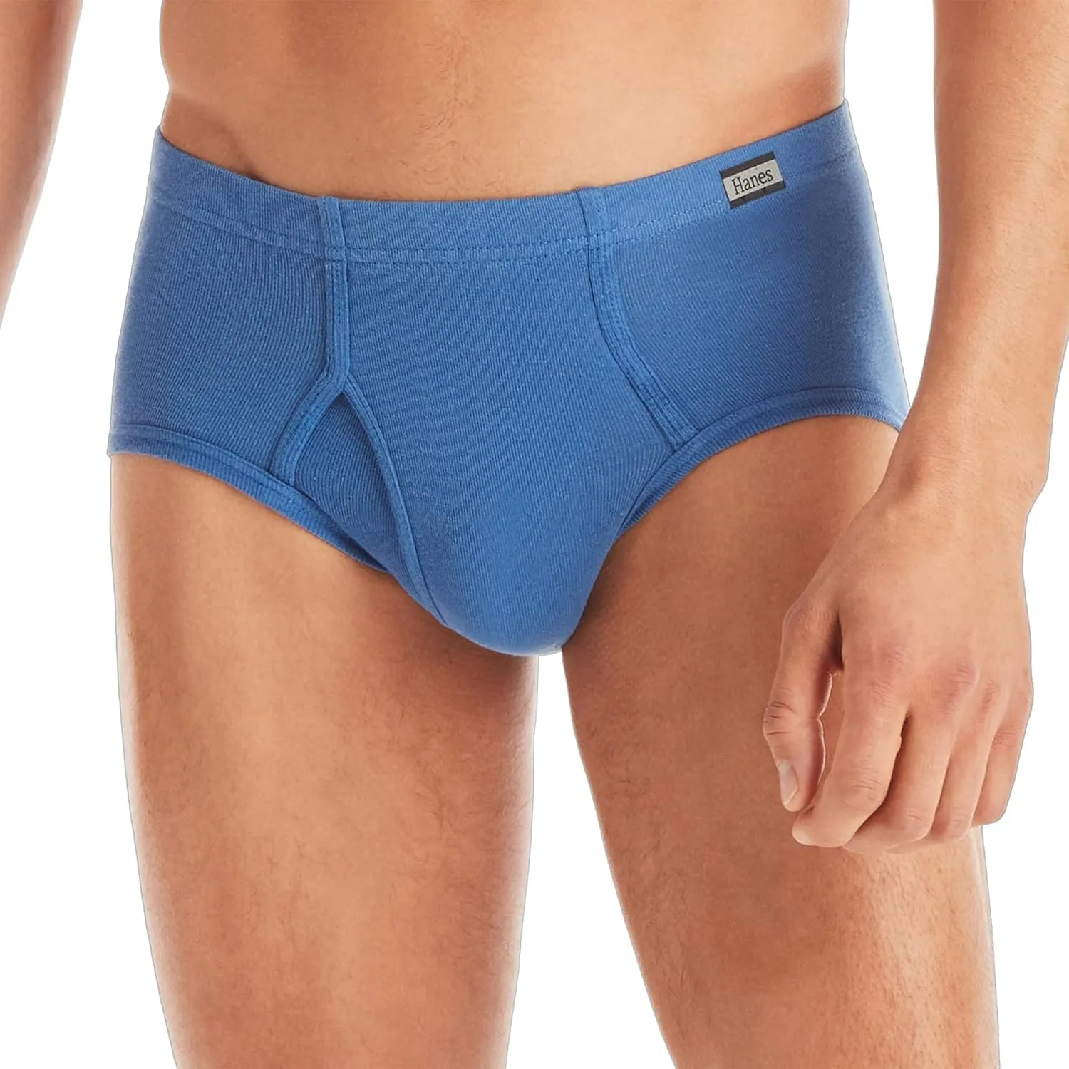 Hanes Men's Underwear Briefs, Mid-Rise, Moisture-Wicking, 6-Pack