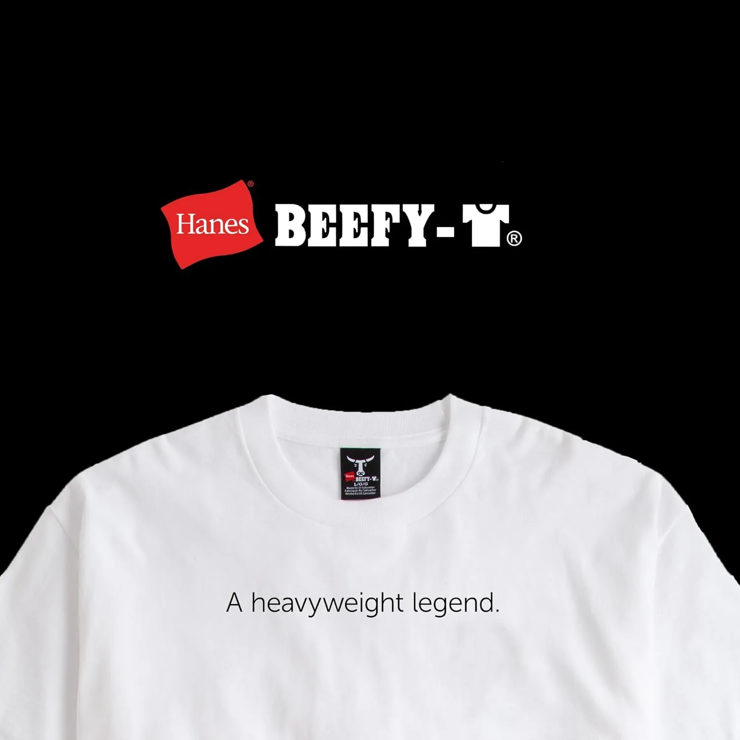 Hanes T Beefyt Henley, Men's Cotton Long Sleeve Shirts
