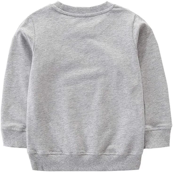 HILEELANG Girl Sweatshirts Pullover Crewneck Winter Long Sleeve Tops Shirts