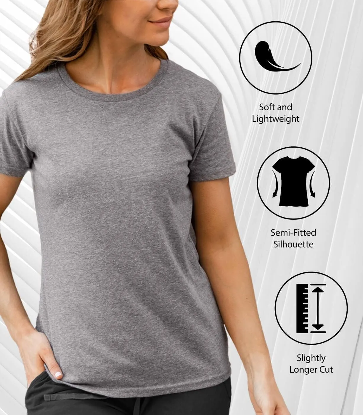 Instant Message - Spring - Abstract Flowers - Women's Short Sleeve Graphic T-Shirt
