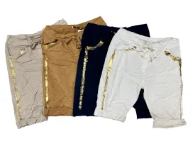 Italian Gold Detail Short