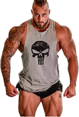Lift Men's Bodybuilding Gym Tank Tops Workout Stringer Sleeveless Shirts Vest Cotton