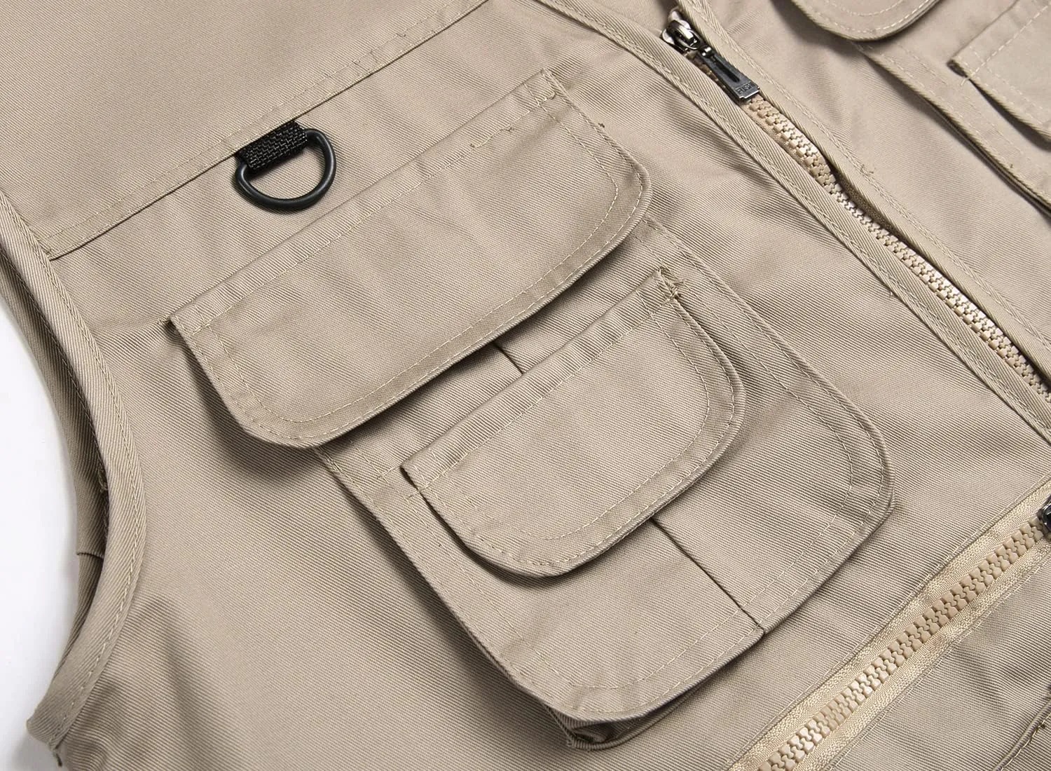 Mens Fishing Vest Summer Outdoor Work Safari Travel Photo Vest with Multi Pockets