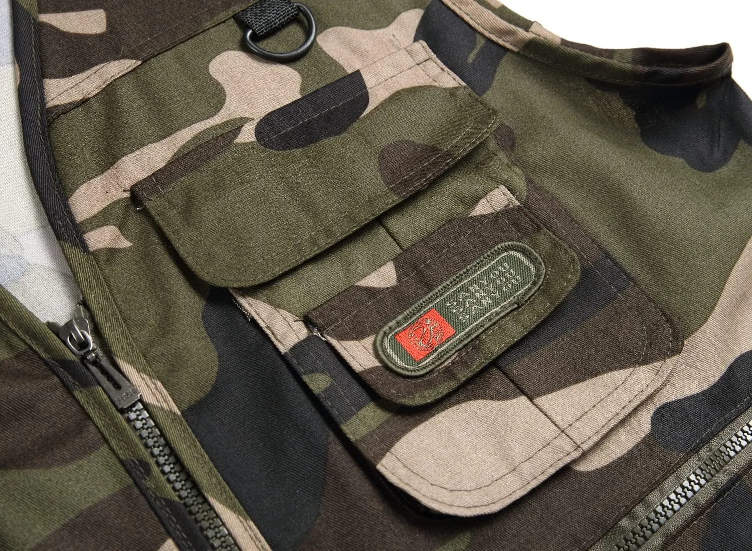 Mens Fishing Vest Summer Outdoor Work Safari Travel Photo Vest with Multi Pockets