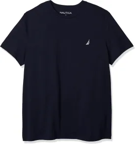 Nautica Men's Short Sleeve Solid Crew Neck T-Shirt