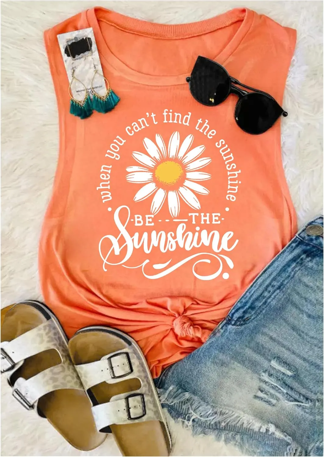On Cruise Time Coconut Tree Tank Tops for Women Summer Vacation Sleeveless Shirts Casual Beach Praty Graphic Tees Vest