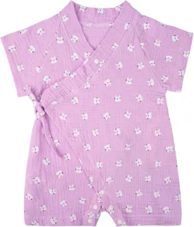 PAUBOLI Baby Kimono Robe Newborn Cotton Yarn Bodysuit Romper Infant Japanese Pajamas 0-24 Months