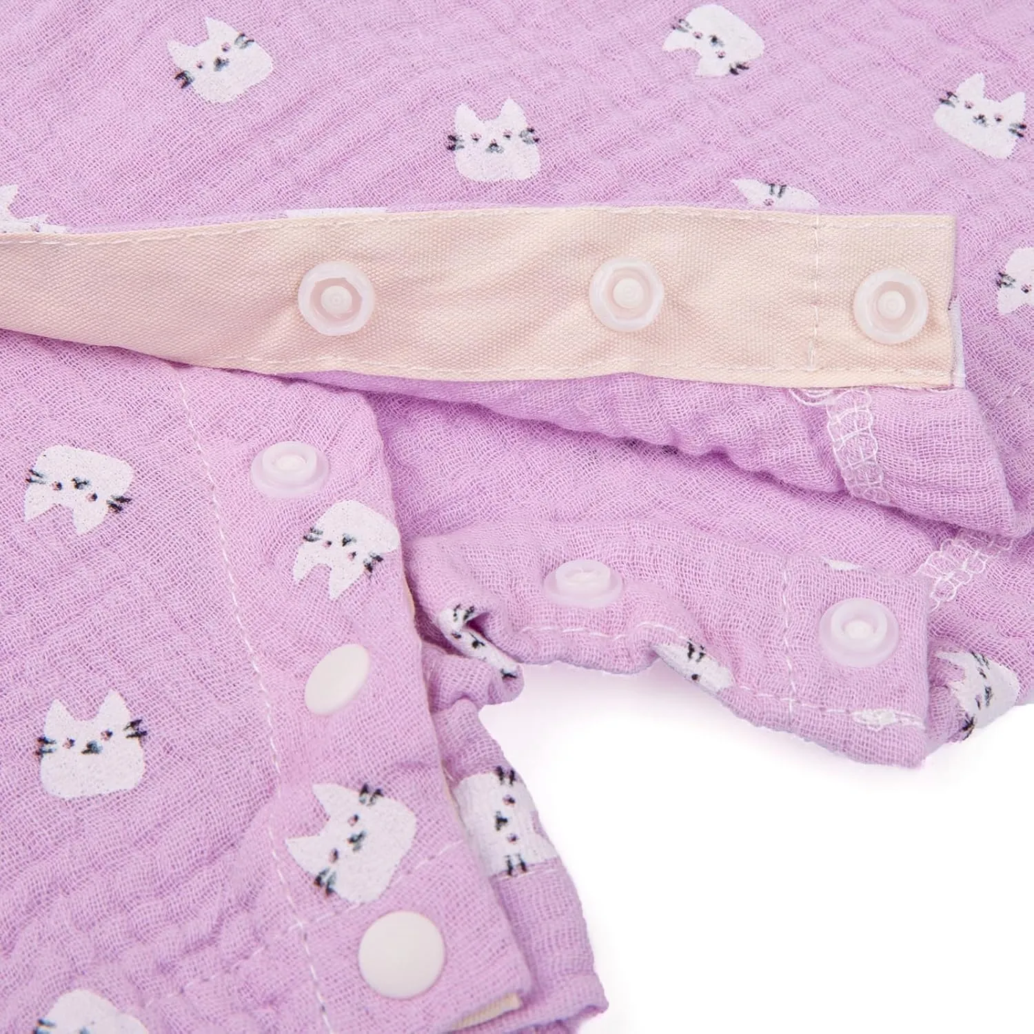 PAUBOLI Baby Kimono Robe Newborn Cotton Yarn Bodysuit Romper Infant Japanese Pajamas 0-24 Months