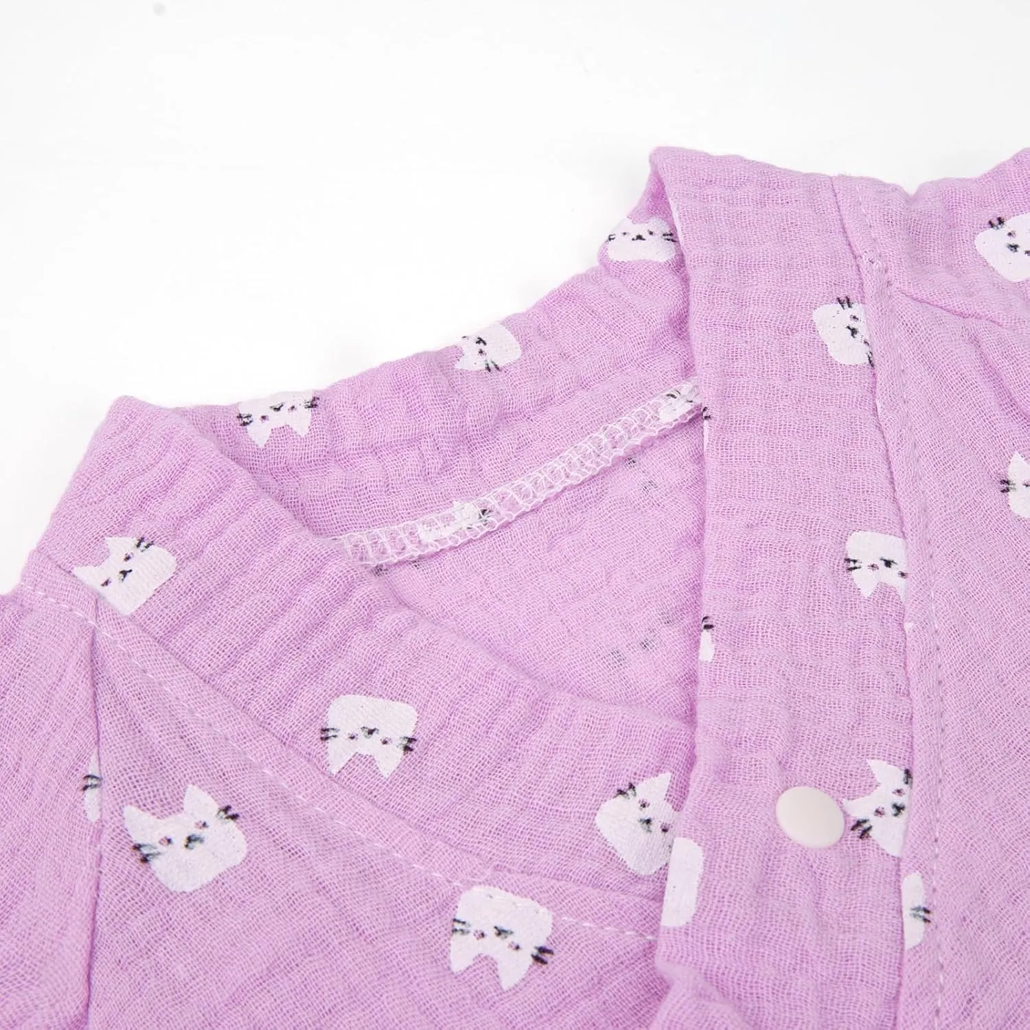 PAUBOLI Baby Kimono Robe Newborn Cotton Yarn Bodysuit Romper Infant Japanese Pajamas 0-24 Months