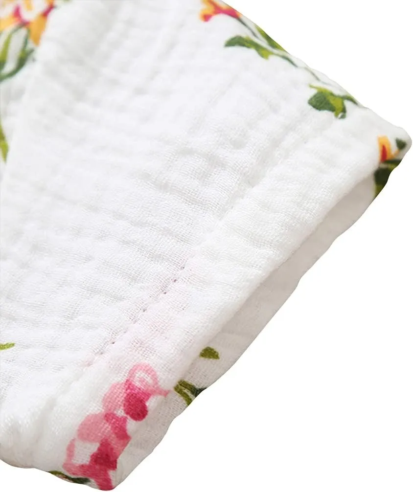 PAUBOLI Kimono Robe Newborn Cotton Yarn Robe Baby Romper Infant Japanese Pajamas