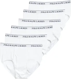 POLO RALPH LAUREN 6-Pack Classic Fit Cotton Mid-Rise Briefs - Briefs for Men - Classic Fit - Sweat-Wicking