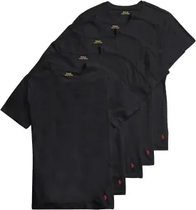 POLO RALPH LAUREN Slim Fit Undershirt w/Wicking 5-Pack Crews