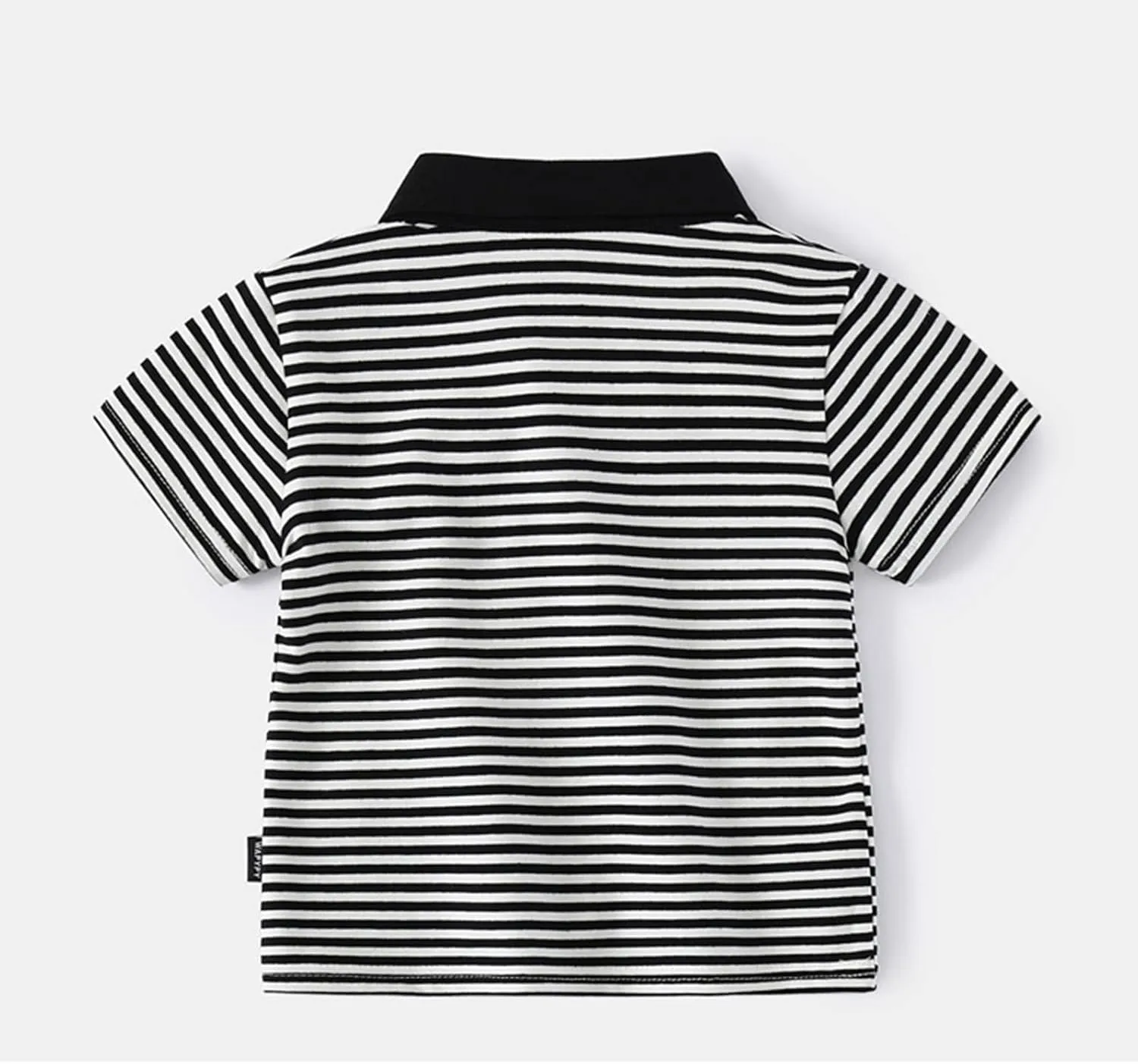 Striped Polos Shirts for Toddler Boys Short Sleeve Golf Polo Kids Boys Soft Cotton T-Shirt Cute School Uniform Tops