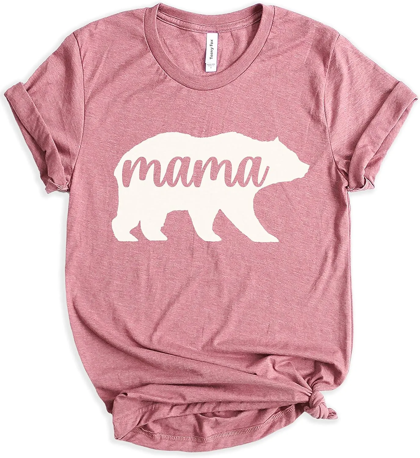 Teeny Fox Mama Bear Papa Sister Brother Baby Cute Matching Outfits Couple Shirts