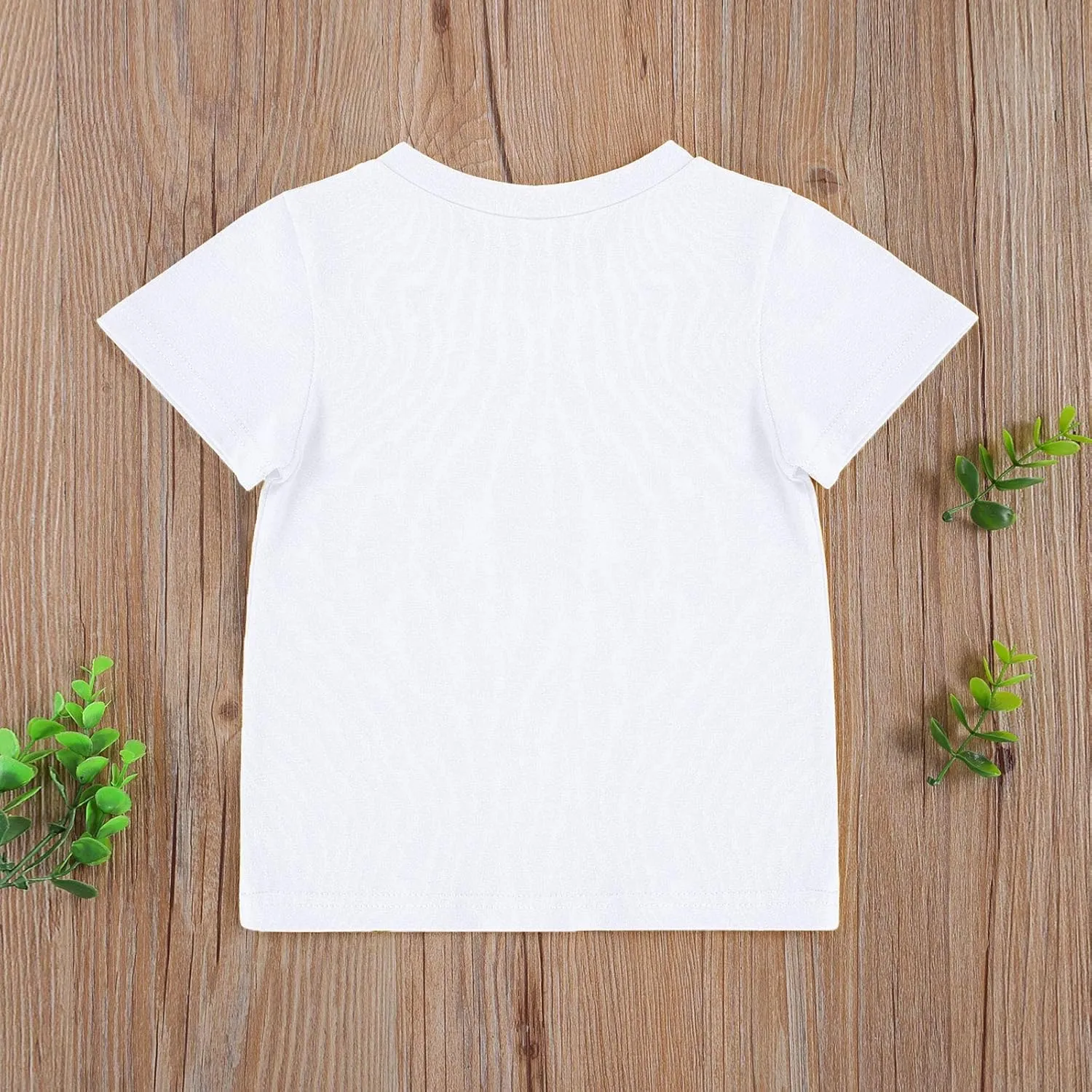 Toddler Baby Girls Boys Cotton Basic Layering T Shirts Tops Shorts Sleeve Tee Shirt Baby Summer Clothes