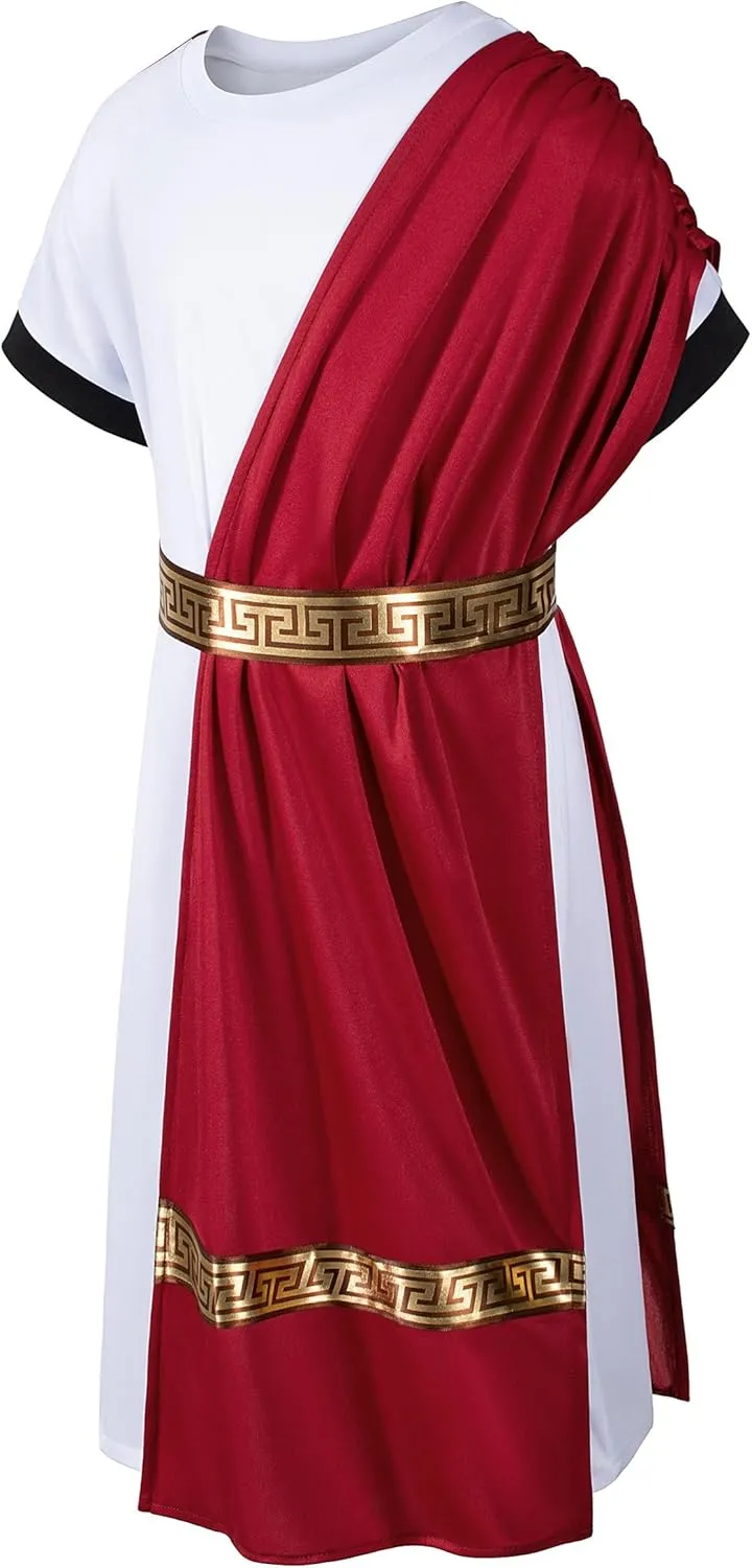 TOKYO REVENGERS Kids Toga Costume Roman Robe Greek God Outfit Halloween Cosplay Costume Accessories Set
