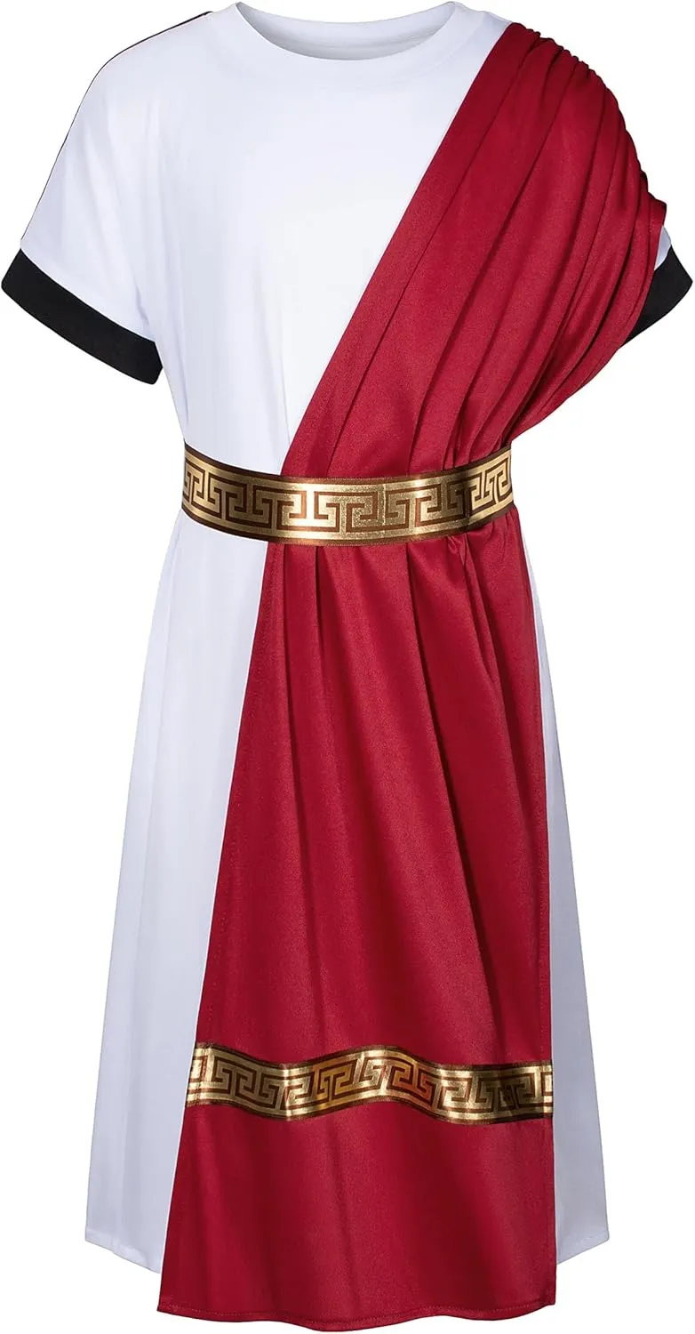 TOKYO REVENGERS Kids Toga Costume Roman Robe Greek God Outfit Halloween Cosplay Costume Accessories Set
