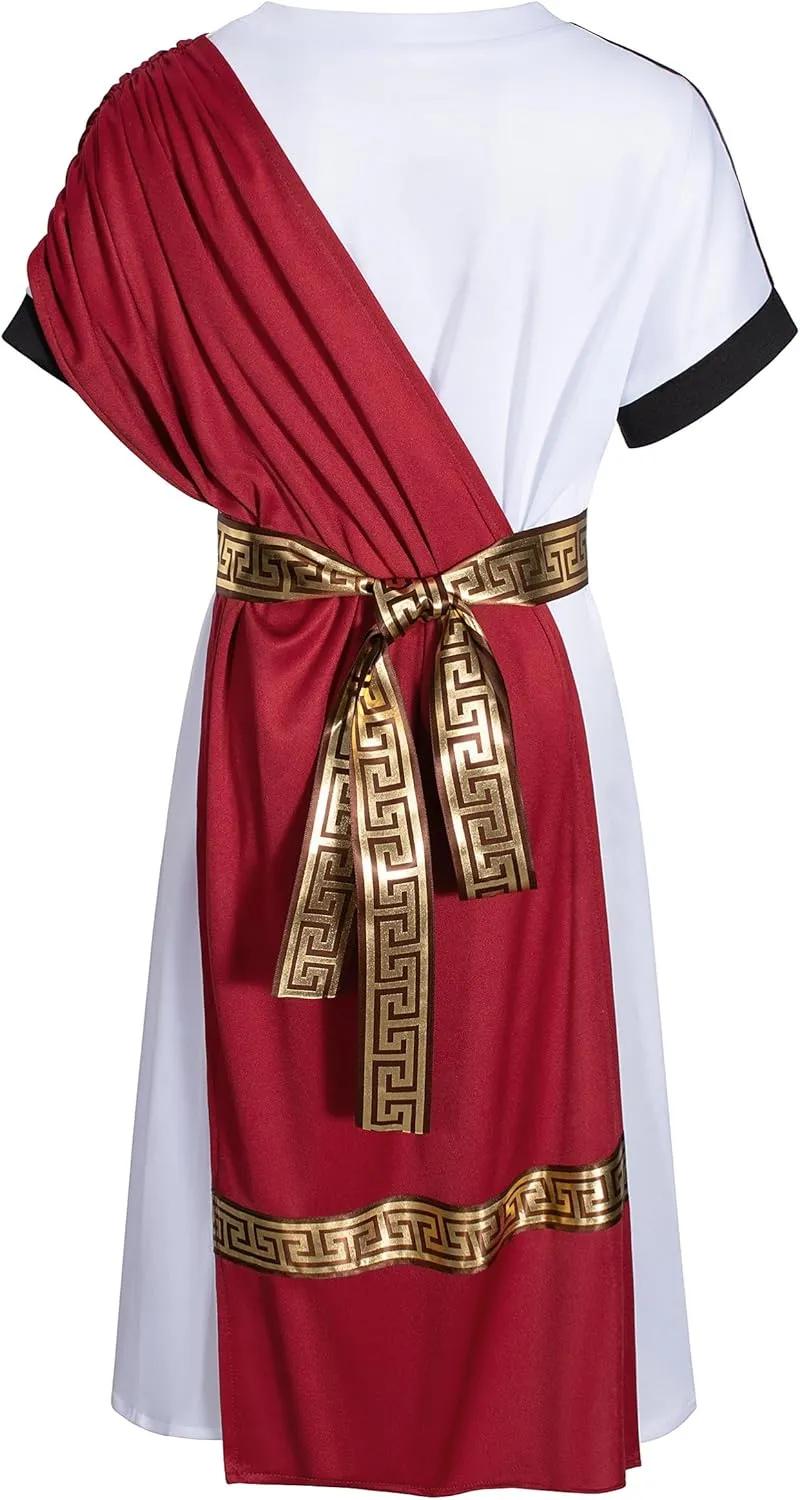 TOKYO REVENGERS Kids Toga Costume Roman Robe Greek God Outfit Halloween Cosplay Costume Accessories Set