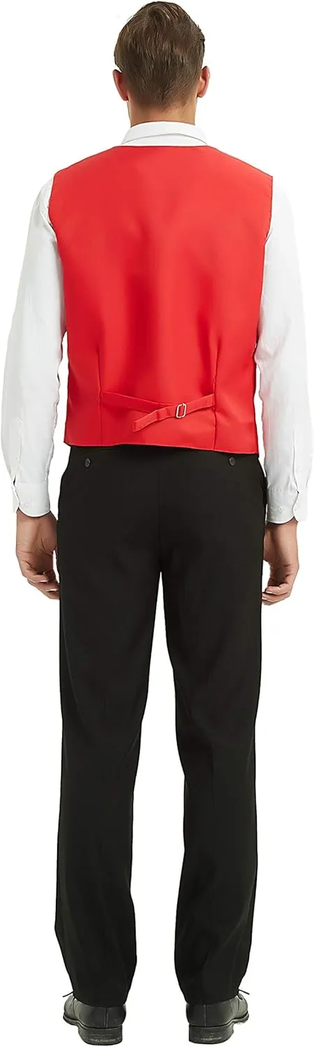 TopTie Unisex Button Vest Work Wear Uniform Vest