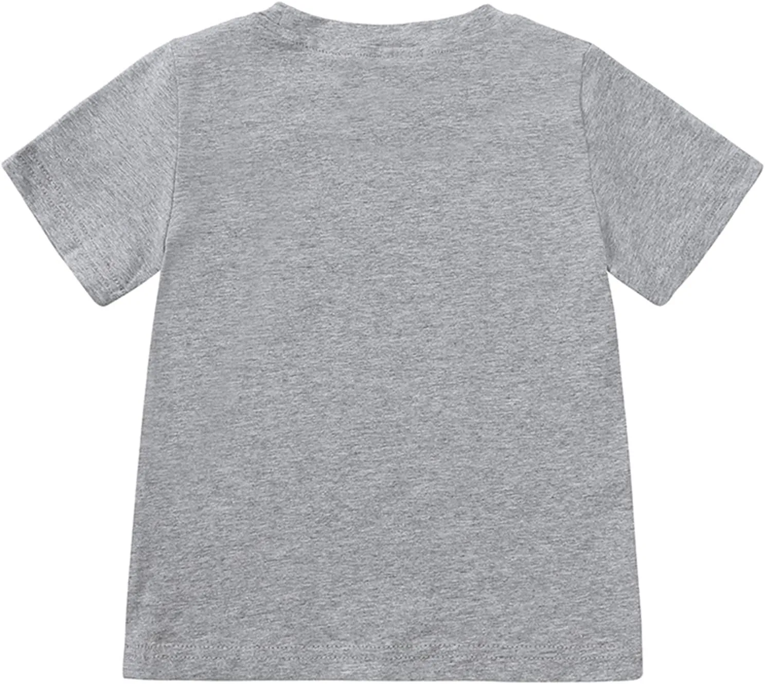 Unisex Kids Baby Boys Short Sleeve Crewneck T-Shirts Top Toddler Value Pack Organic Cotton Solid Summer Tee