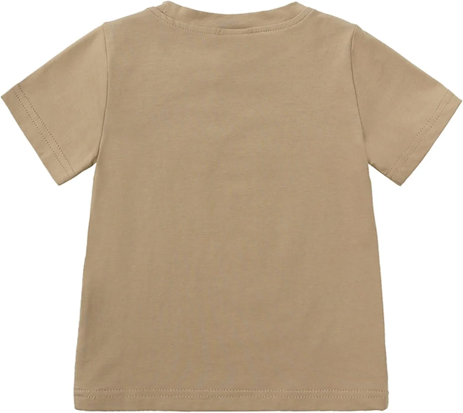 Unisex Kids Baby Boys Short Sleeve Crewneck T-Shirts Top Toddler Value Pack Organic Cotton Solid Summer Tee