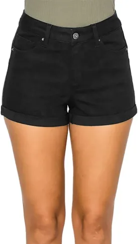 WAX JEAN Butt I Love You REPREVE High Waisted Sustainable Denim Shorts