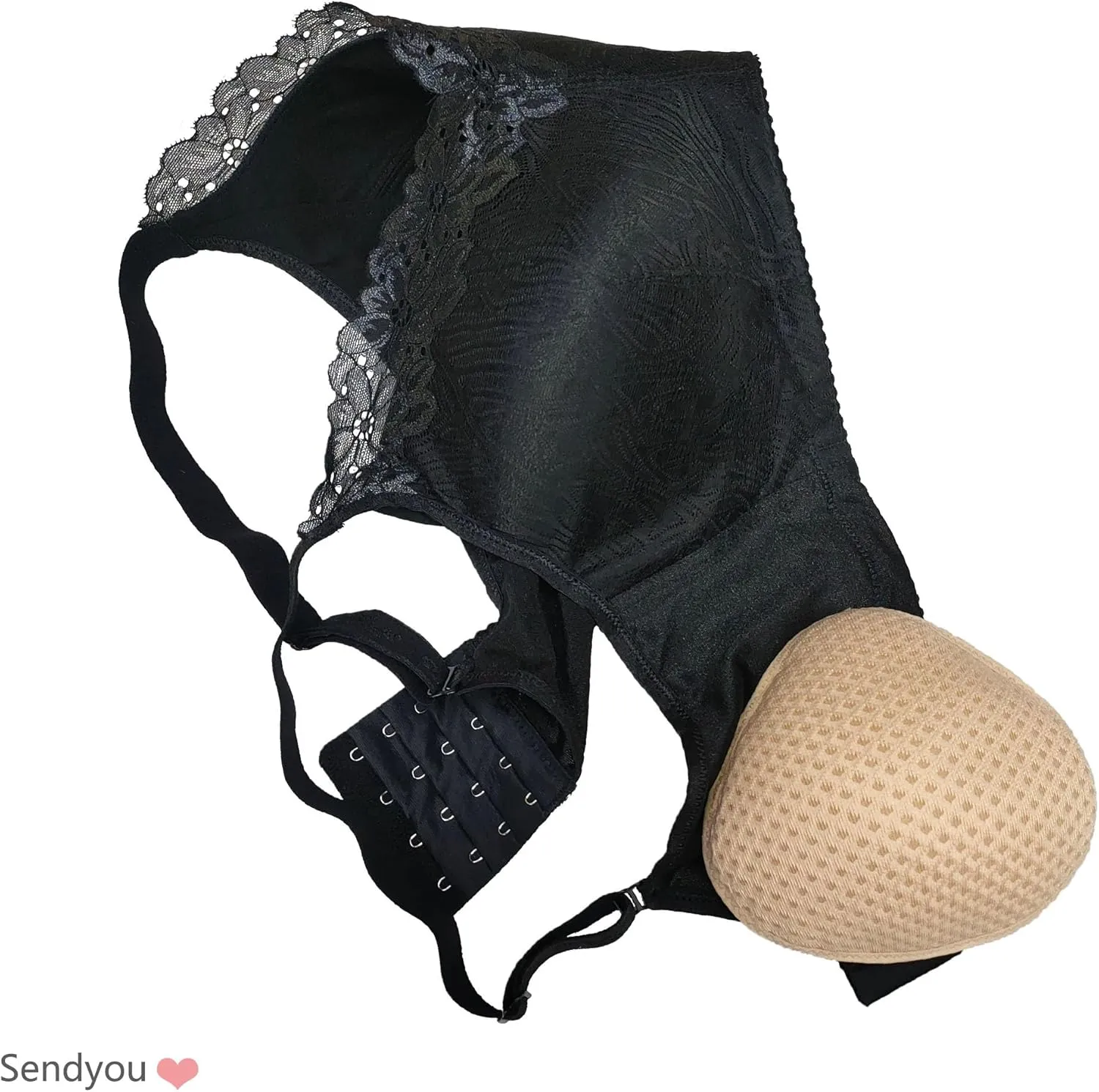 Women Everyday Bra for Mastectomy Silicone Breast Inserts